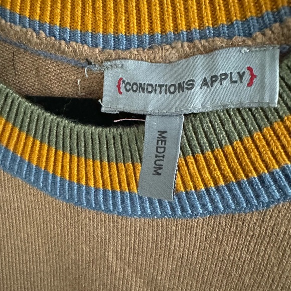 CONDITIONS APPLY for Bl^nk London Crew Neck Sweater with animal print sleeves - Picture 4 of 5